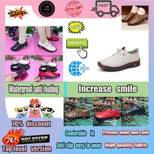 Designer Casual Platform mother's shoes for women man True soft leather single shoes Cow tendon soft base super soft not tiring to the feet