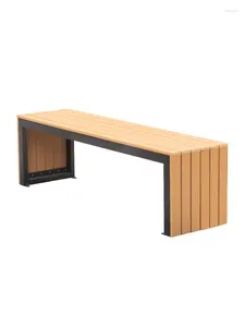 Camp Furniture Park Outdoor Bench Leisure Solid Wood Plastic Public Seat Garden Rack Stol Courtyard Waterproof Anticorrosive