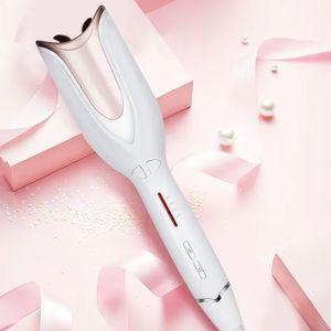 Automatyczne zwijanie żelaza Curler Wand Curl 1 -calowe obracające się magiczne Curling Iron Salon Tools Auto Hair Curlers 240117