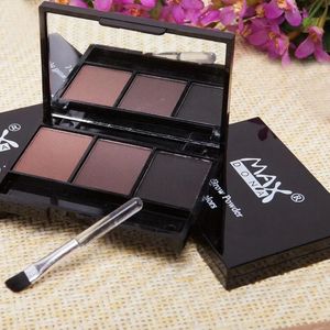 Eyebrow Powder Palette Cosmetic Eye Brow Enhancer Professional Waterproof Makeup Eye Shadow With Brush Mirror Box 240116