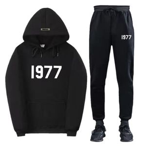 2024 Designer hoodie essentialshoodie ess dimma 1977 hoody tryckt brev pullover par tröjor hoppare hip hop essentialsweatshirts hooded lyx hoodie