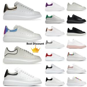 Designer skor sneaker casual skor ensam vit svart läder lyx sammet mocka kvinnor espadrilles mens tränare platt snörning tränare sneakers storlek 35-48