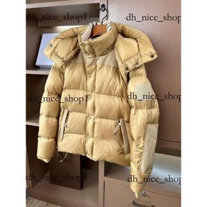 Mäns designer Burberise Down Jacka Parkas Coat Luxury Fashion Winter Mens and Womens Puffer Jackets Letter Plaid Ladies Classic Warm Top Jacket 603