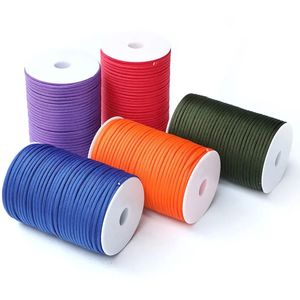 100m 550 العسكرية القياسية 7core paracord Rope 4mm في الهواء الطلق المظلة البقاء على قيد الحياة المظلة خيمة الحبل الحبل المشي لمسافات طويلة 240117