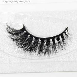 False Eyelashes 3D Real Mink False Eyelash Strip Mink Lashes Thick Fake False Eyelashes Makeup Beauty Handmade 100% Glitter Packing D101 Q240117