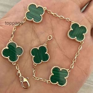 Bracciale Designer Van Four Leaf Clover Bracciale Cleef Bracciale Van Clover per uomo Bracciali Gioielli Bangle Mens Diamond 02 Scti