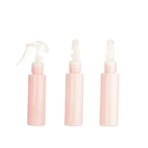 Aufbewahrungsflaschen 100 ml rosa Haustier leere Flasche Kosmetikpflege Verpackung Container Spray mit Schalter