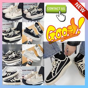 Designer Casual Platform Trainer Canvas Sports Sneakers Board Shoes For Women Slide Wear Resistant White College Gum Flat Fashion Style Patchwork Leisure