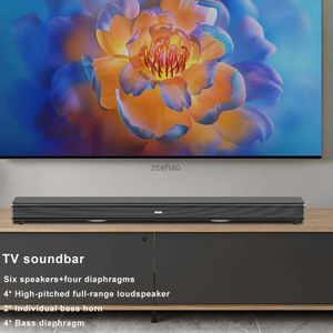 Alto-falantes de estante Alto-falante de barra de som para TV de 99 cm de comprimento com subwoofer duplo Home Cinema sem fio Bluetooth Echo Wall HIFI Caixa de som de áudio multifuncional