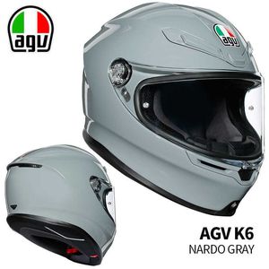 AA Designer-Helm mit vollem Gesicht, offener italienischer Agv-Motorradhelm, weiblich, k Kohlefaser-Vollhelm, männlich, vier Jahreszeiten, universeller Anti-Beschlag-Motorrad-Laufhelm V35Y