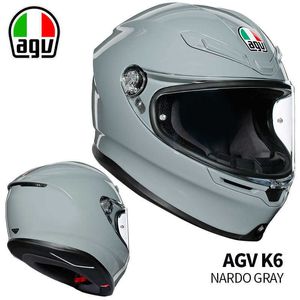 AA Designer Capacete Rosto Cheio Aberto Italiano Agv Capacete de Motocicleta Feminino k Fibra de Carbono Capacete Completo Masculino Four Seasons Universal Anti Fog Motocicleta Capacete de Corrida V35Y