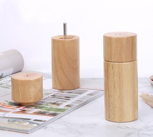 Wooden Salt and Pepper Grinder Set Manual 6quot for Seasoning Cooking Serving Dining Gift Mom 2202218692633