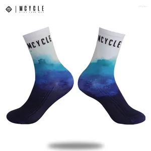 Sports Socks Mcycle Design 3D Cycling Custom Bicycle Breattable Compression Men Sticked Outdoor Bike Sport Aero