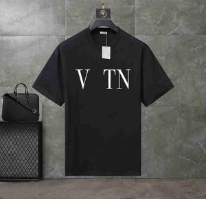 Herrt-shirts Mens Designer Band T Shirts Fashion Black White Short Sleeve Luxury Letter Mönster T-shirt Storlek XS-4XL#WZC2 T240117