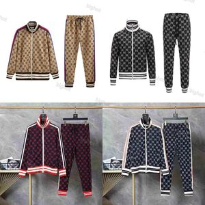 Designer Tracksuit Men Sportswear Set Brand Men Tracksuit Sporting Fitness Letter Printing Clothing Långärmare Jacka Byxor Casual Men Track Suit