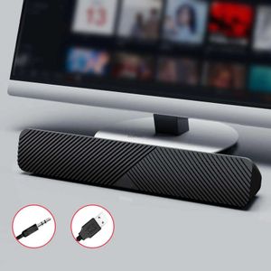 Bookshelf Speakers Computer Speaker 3.5mm Audio USB Powered HiFi Surround Sound Desktop Speaker Computer Soundbar PC Sound Bar for Laptops Desktop