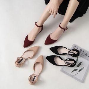 Nurse Shoes Female Footwear Casual Sneaker Elegant Black Flats Pointed Toe Women Nursing Dress Summer Flock Rubber Leisure S 240117