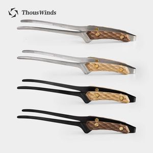 Thous Winds портативные щипцы для кемпинга уличная туристическая посуда зажим из нержавеющей стали щипцы для пикника походная посуда 240117