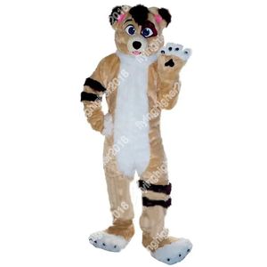 Halloween Fursuit Husky Maskottchen Kostüm Unisex Cartoon Anime Thema Charakter Karneval Männer Frauen Kleid Weihnachten Fancy Performance Party Kleid