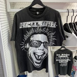 T-shirt Hellstar T-Shirts Erkek ve Kadın Tasarımcısı Kısa Kollu Moda Baskı Eşsiz Desen Tasarım Tarzı Hip Hop T-Shirts MH