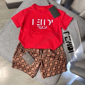 Designer-Babykleidung Jungen Mädchen Sets Kinder Kurzarm T-Shirt Kind Designer Clother Sport Kinderkleidung 0011