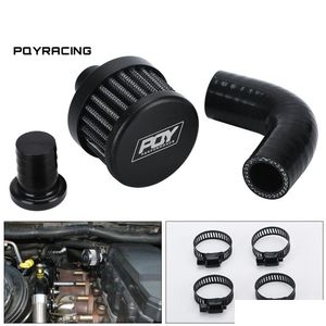 Crankshaft Ccv Crank Case Vent Reroute Crankcase Ventilation Line Change Kit Delete For 07.5-17 Dodge 6.7 Cummins Diesel 2500 3500 450 Otq0D