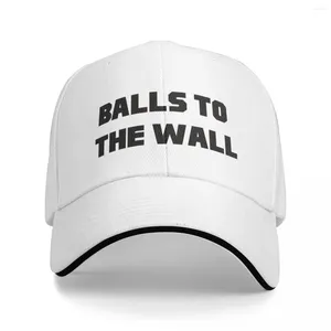 Ball Caps BALLS TO THE WALL Cap Baseball Hut Streetwear Winter Frau Hüte Herren