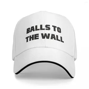 Бейсбольные кепки BALLS TO THE WALL Кепка Бейсбольная шляпа Уличная одежда Зимние женские головные уборы Мужские