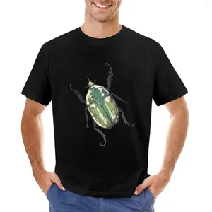 Erkek tank üstleri Afrika çiçek böceği / yeşil tişört büyük boy tişört yaz erkekler uzun kollu gömlek