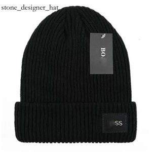 Herren-Boss-Mütze, Beanie, Wintermütze, New Cappello, Modemarke Boss, gestrickte Steinhüte, Herren- und Damenmütze, dicke Wollmütze, Herbst- und Wintermütze, einfarbig, Totenkopf-Boss-Kappen 1583