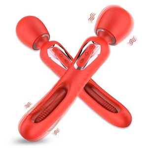 Produtos de brinquedos sexuais vibrador novo produto oco para fora vara multi freqüência tocando vibrador feminino masturbador massageador 231129