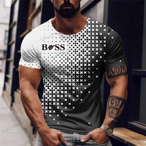 Men's T-Shirts Men's T-shirt Short Sleeve Polka Dots 3D Printed T-shirt Men's Top Brand New Oversized Men's T-shirt Short Sleeve Clothing T240117