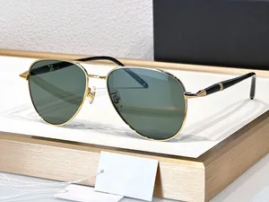 Fashion popular designer 0345 mens sunglasses classic vintage metal pilot shape glasses outdoor simple business style top quality Anti-Ultraviolet come with case