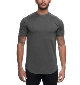 2024 Designer LUs Yoga Männer Casual Running Fitness Anzug Kurzarm Stretch Sport T-shirt Atmungsaktive Schweiß absorbieren Schnell trocknende Kleidung 66