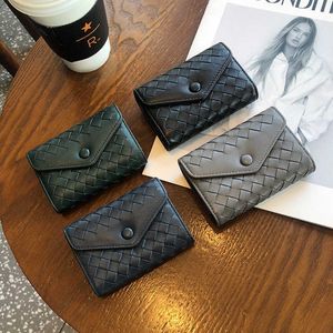 Fashion Card Bag Women's Weaving Coin Bag Spring and Autumn New Multi Card ID Bag Coin Bag 021824