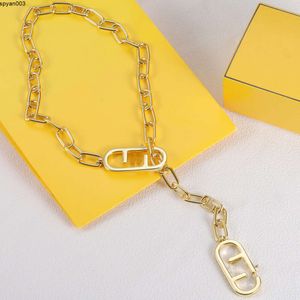Designer Necklace Style Luxury Letter Chain Women Jewelry