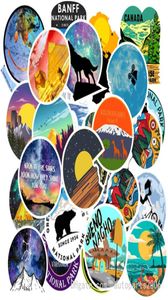 100pcsLot Outdoor Style Scenery Graffiti Stickers Bulk Stickers Laptop Skateboard Notebook Luggage Car Decals2615535