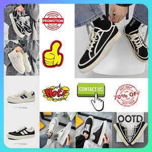 Designer Casual Trainer Platform Canvas Sports Sneakers Board Shoes for Women Men Style Patchwork Anti Slip Wear Resistant White Black College Size39-44
