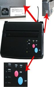 Transfer Paper Black Tattoo Copier Thermal Stencil Copy Machin Maker Machine Accessories Supplies12174618
