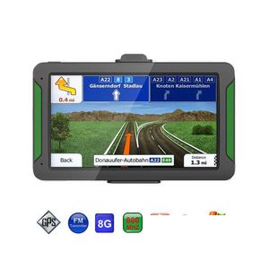 GPS-Autozubehör HD 7-Zoll-Autonavigator Sat Nav-Navigationssystem Fm Wince 6.0 Os 256 MB Neueste 8 GB-Karten für alle Autos Drop De Dhsgk