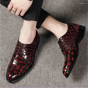 Dress Shoes Sipriks Mens Goodyear Welted Original Crocodile Skin Wedding Burgundy Decent Male Business Derby Boy 45