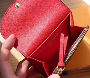 Toppkvalitetsdesigner Plånböcker Klassisk korthållare Kort plånbok för kvinnor Clutch Fashion Box Lady Coin Purse Woman Business Luxury Brand Wallet Wallet
