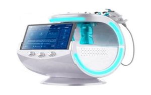 Nyaste intelligent isblå 7 i 1 Hydra Beauty Facial Hydrodermabrasion Microdermabrasion Machine Magic Mirror Skin Analyzer Face3706853