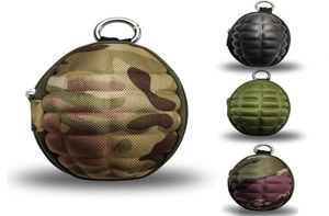 Utomhuspåsar Taktisk hang Bag Landmine Design Camouflage Nyckelmynt Earphone Accessories Molle For Belt Camping vandring Travel Backp4590263