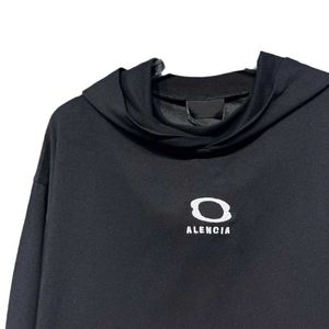 Tasarımcı Kadın Ceketleri 23AW Yüksek Versiyon B Aile Sonbahar Kafası Yeni Erkekler ve Kadınlar Aynı Stil Çift Moda Mektubu Baskı T-Shirt Uzun Kollu 97jy