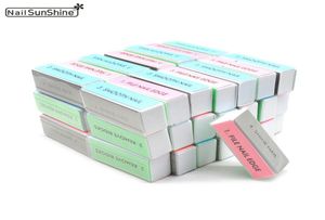 Mini-Nagelpufferblock, 100 Stück, Schwamm, Schleifen, Polieren, Lixa-Zubehör, Limette, 4-seitige UV-Gel-Nagellackfeilen, glänzende Werkzeuge 2207052194772