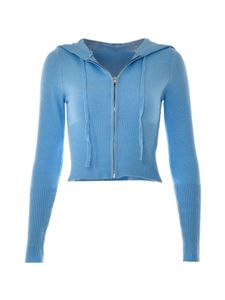 Giacca da donna con cappuccio corto con zip Y2K, maglione casual lavorato a maglia con coulisse, felpa con cappuccio 240117