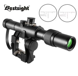 SVD 39x26 SCOPE TACTISK RIFLE SCOPES Röd upplyst optisk syn AK Airsoft Spoting Riflescope för gevär Hunting6941614