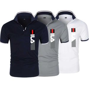 Men Polos 2023 Summer Mens New Mens Polo Shirt with Anti Pilling Twilar Assoristered Servers Shorts Disual Business Fashion Slim Fit Q240509