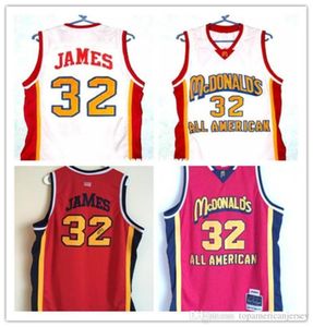 رخيصة 32 McDonald All American عالية الجودة من قمصان السلة تخصيص اسم اللاعب وعدد من أي حجم Men039S Jerseys8442449